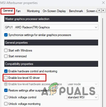 Disabling Low-Level IO Driver