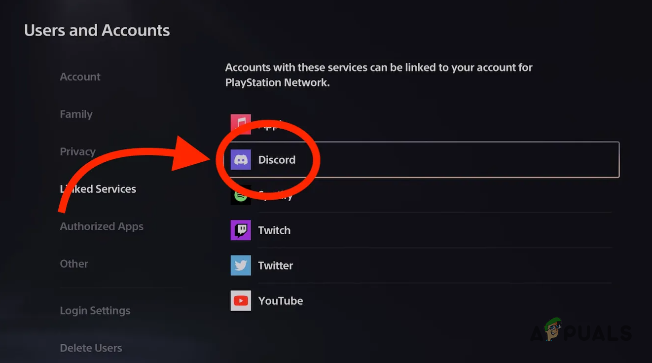 Selecting Discord