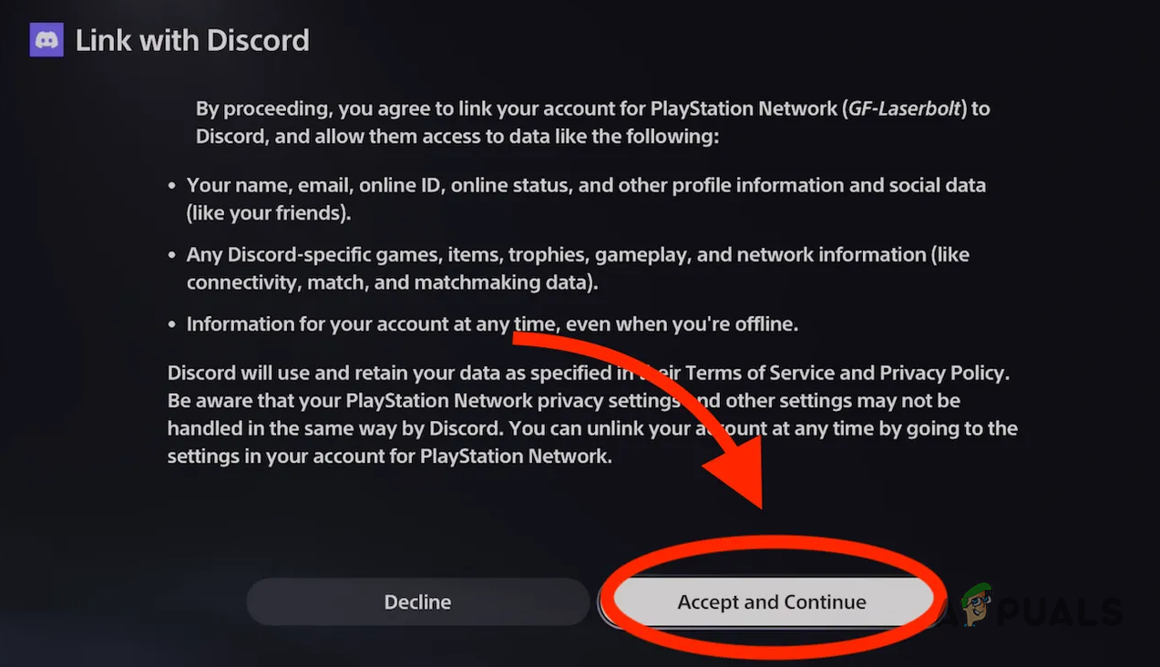 Accepting Shared Details