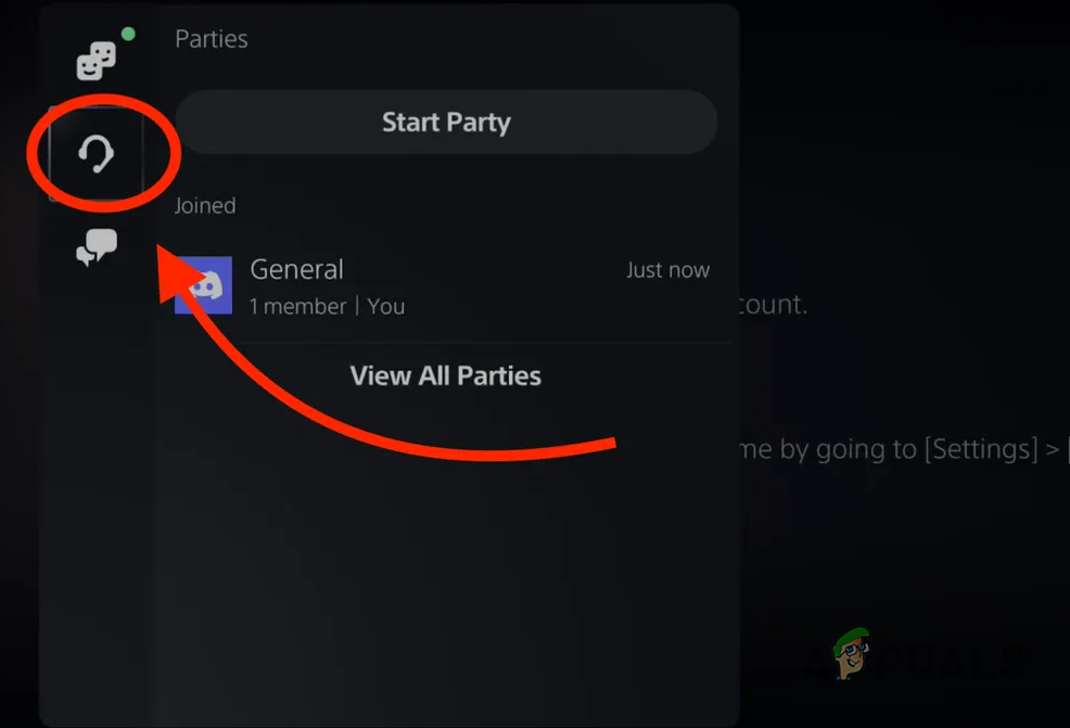 Navigating to Parties
