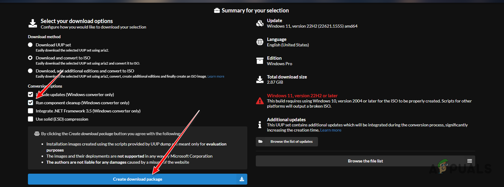Downloading Windows 11 ISO Image
