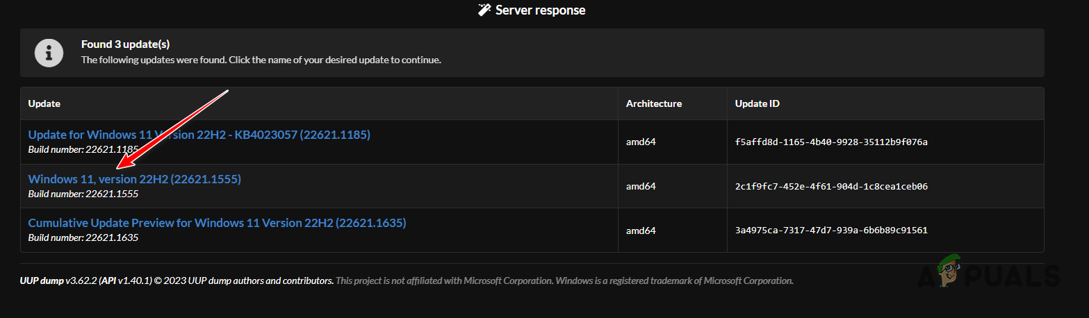 Downloading Windows 11