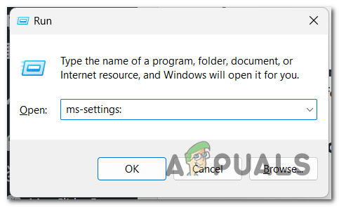 Opening the Windows Settings