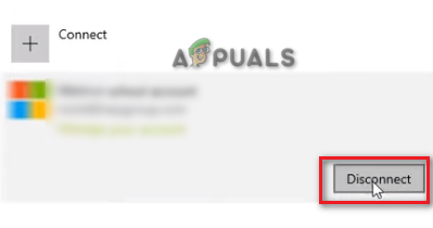 Disconnecting account