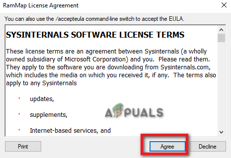 RamMap License agreement
