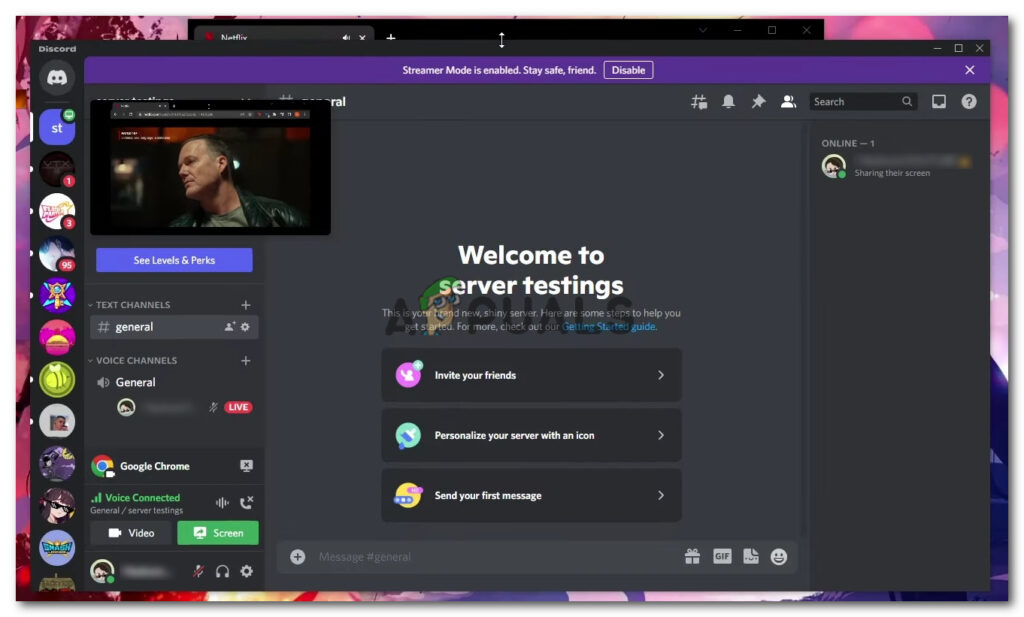 Stream Netflix on Discord