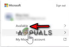 Setting status as Available