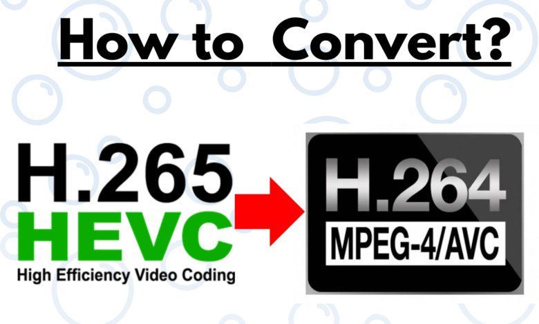 How to Convert H.265 to H.264?
