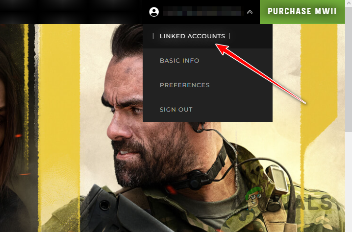 Navigating to Linked Accounts Page
