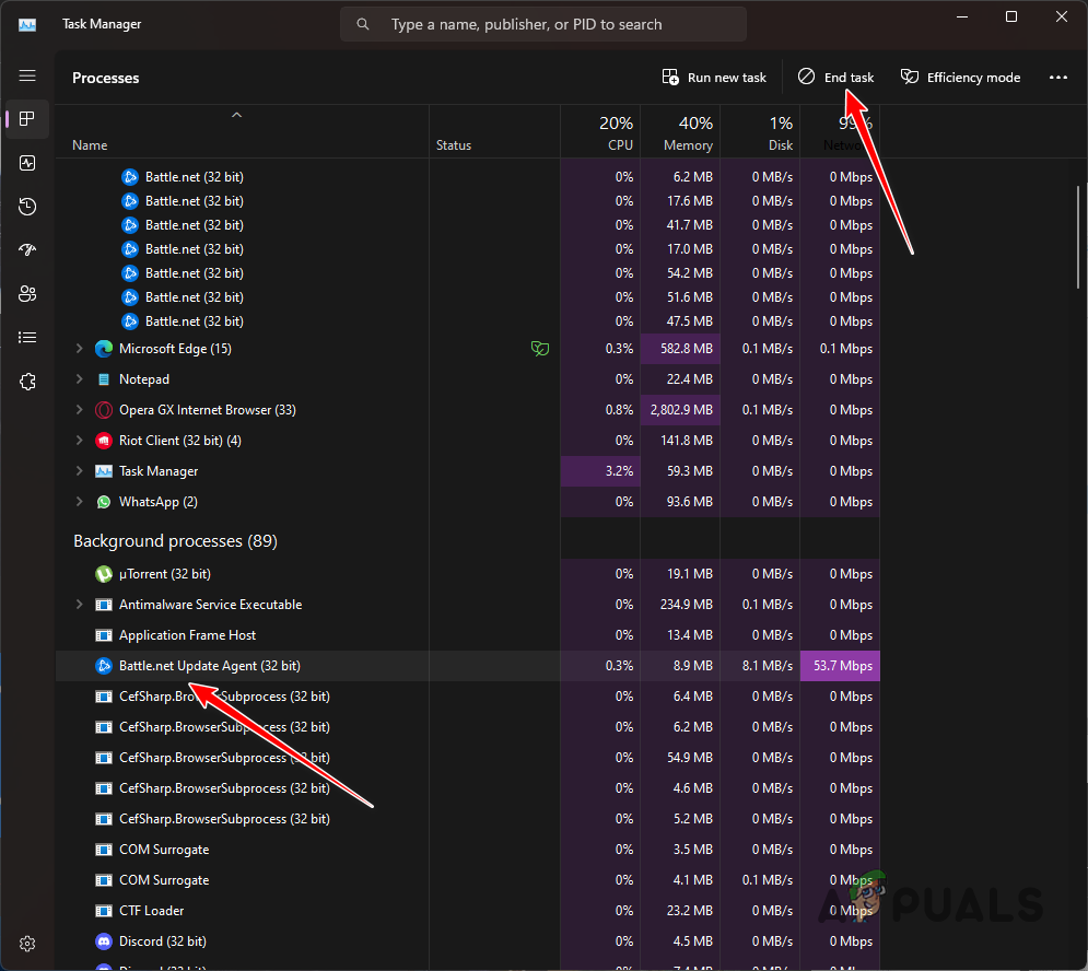 Ending Battle.net Update Process