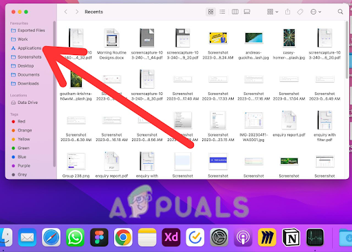 Navigate to the Applications folder
