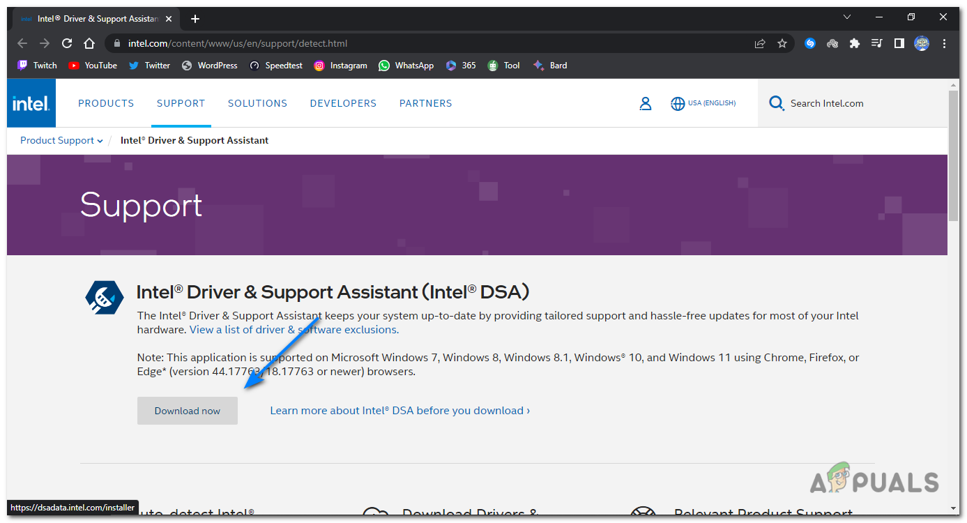 Click on the "Download Now" button