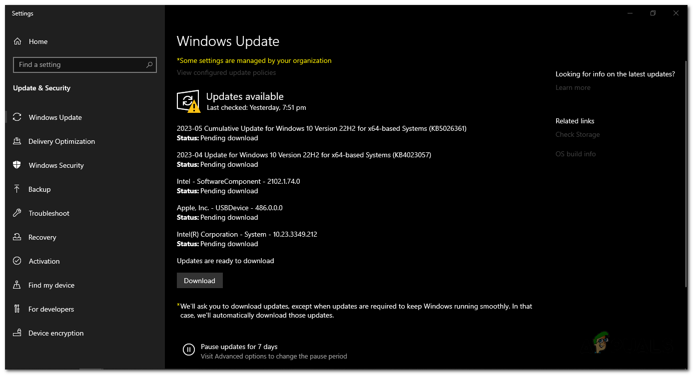 click the download button