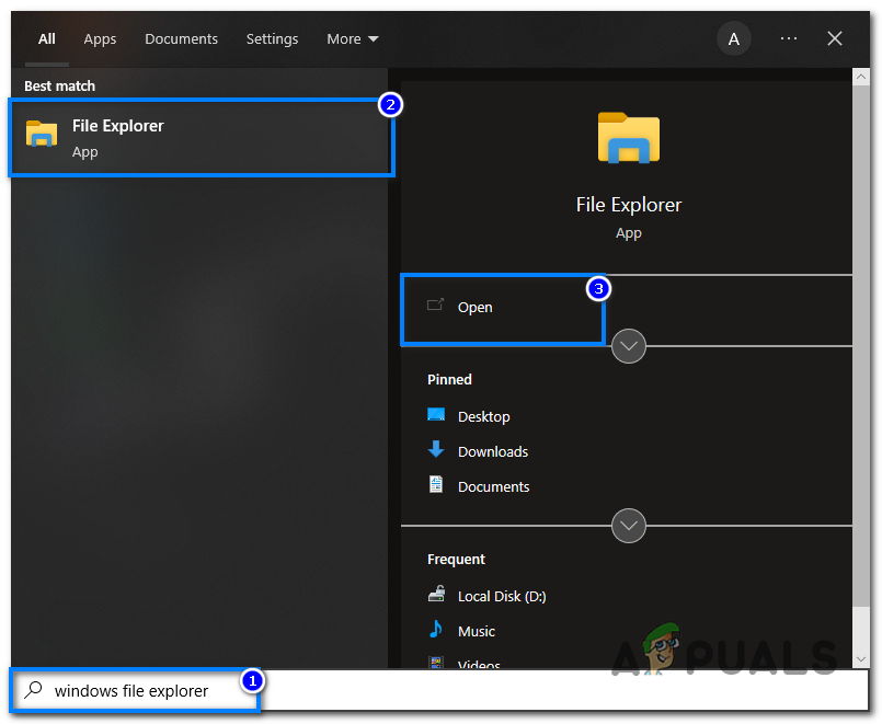 Open Windows File Explorer.