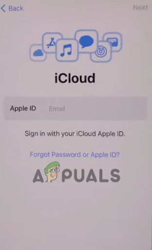 Sign in to iCloud