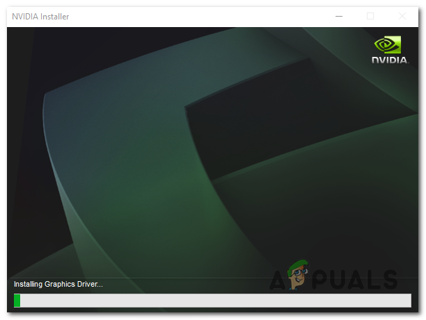 Your screen may flicker or go black while the driver is being installed