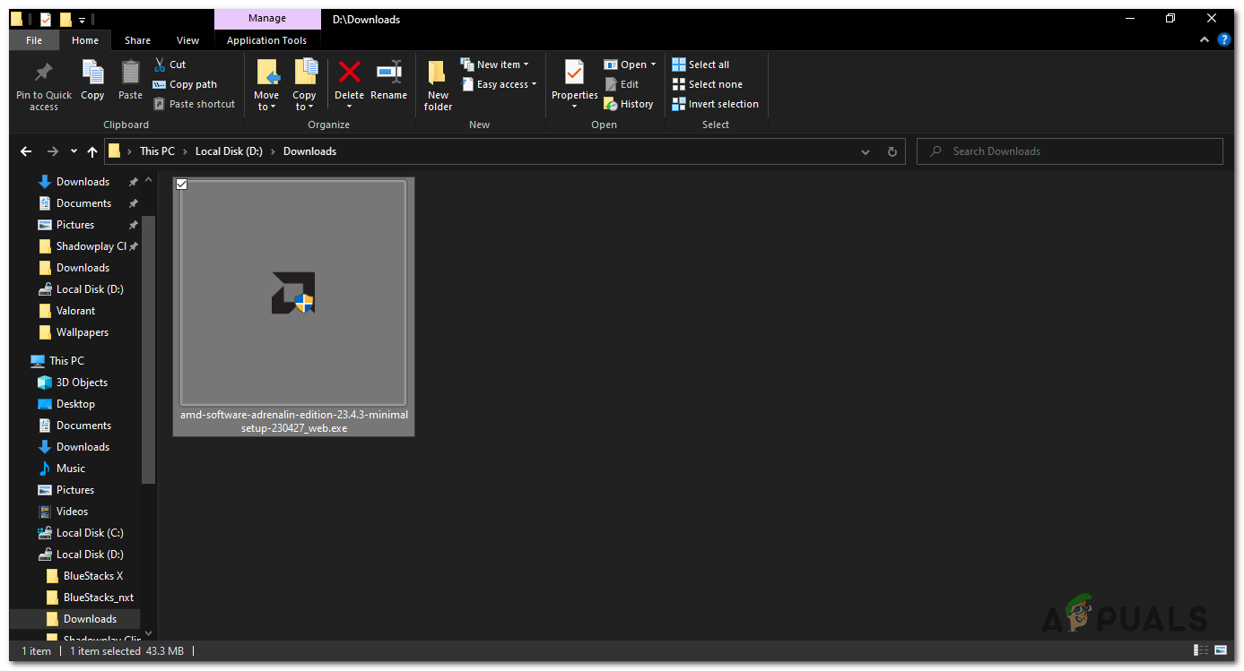 Locate the downloaded file and double-click on it to run the installer