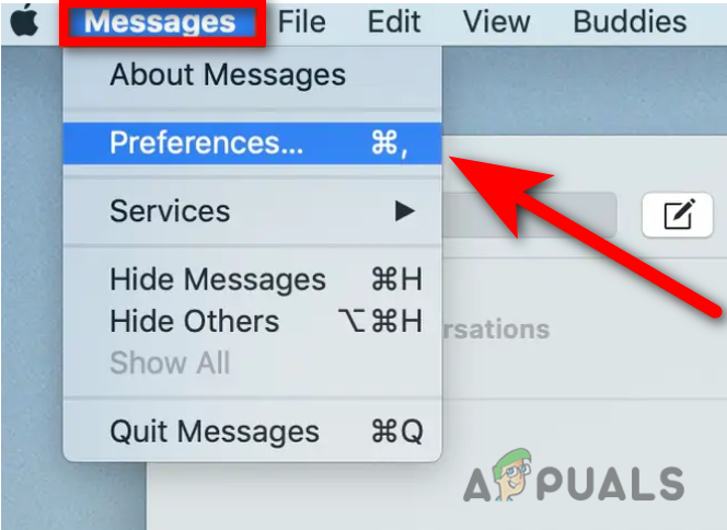 Go to Preferences
