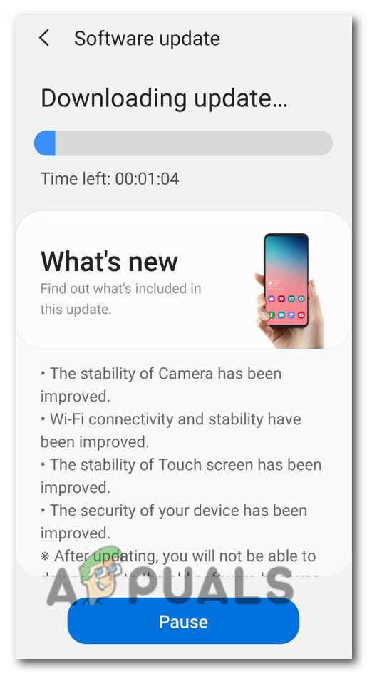 Wait for the upgrading process to complete