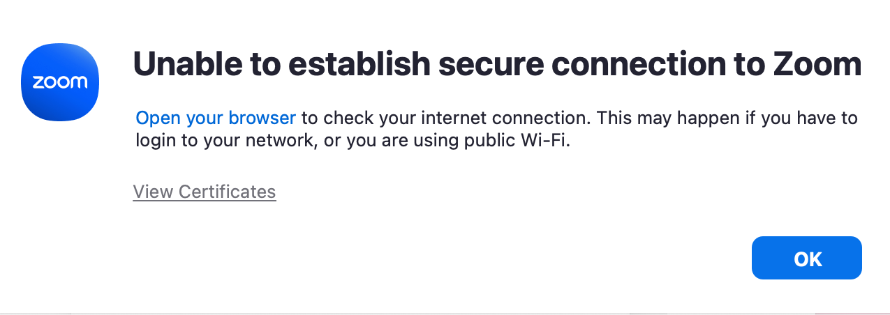 Can t establish a connection with site. Can t establish a connection with site