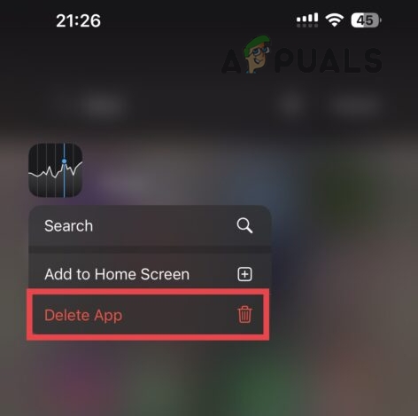 Delete Stocks App on the iPhone
