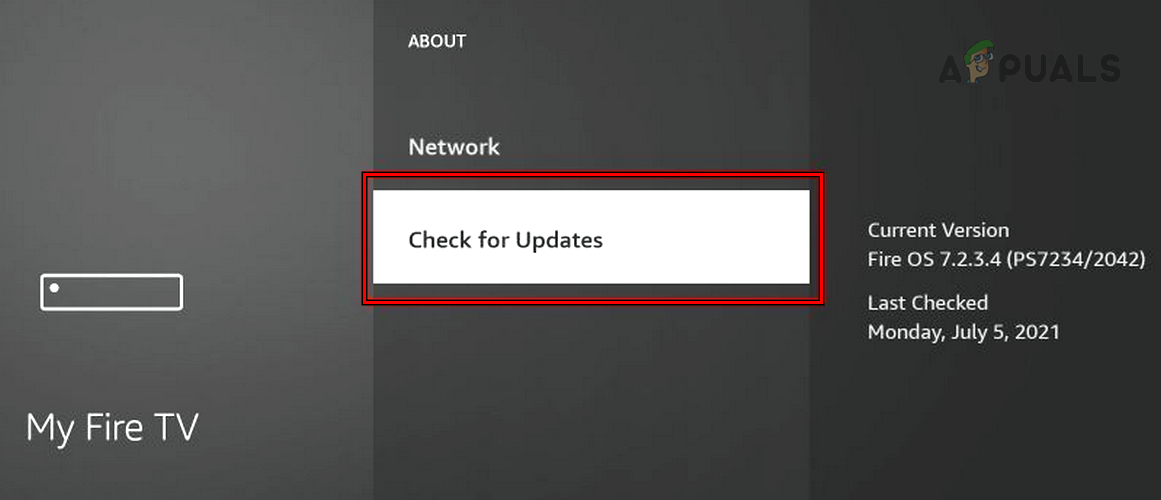 Check for Firestick OS Updates