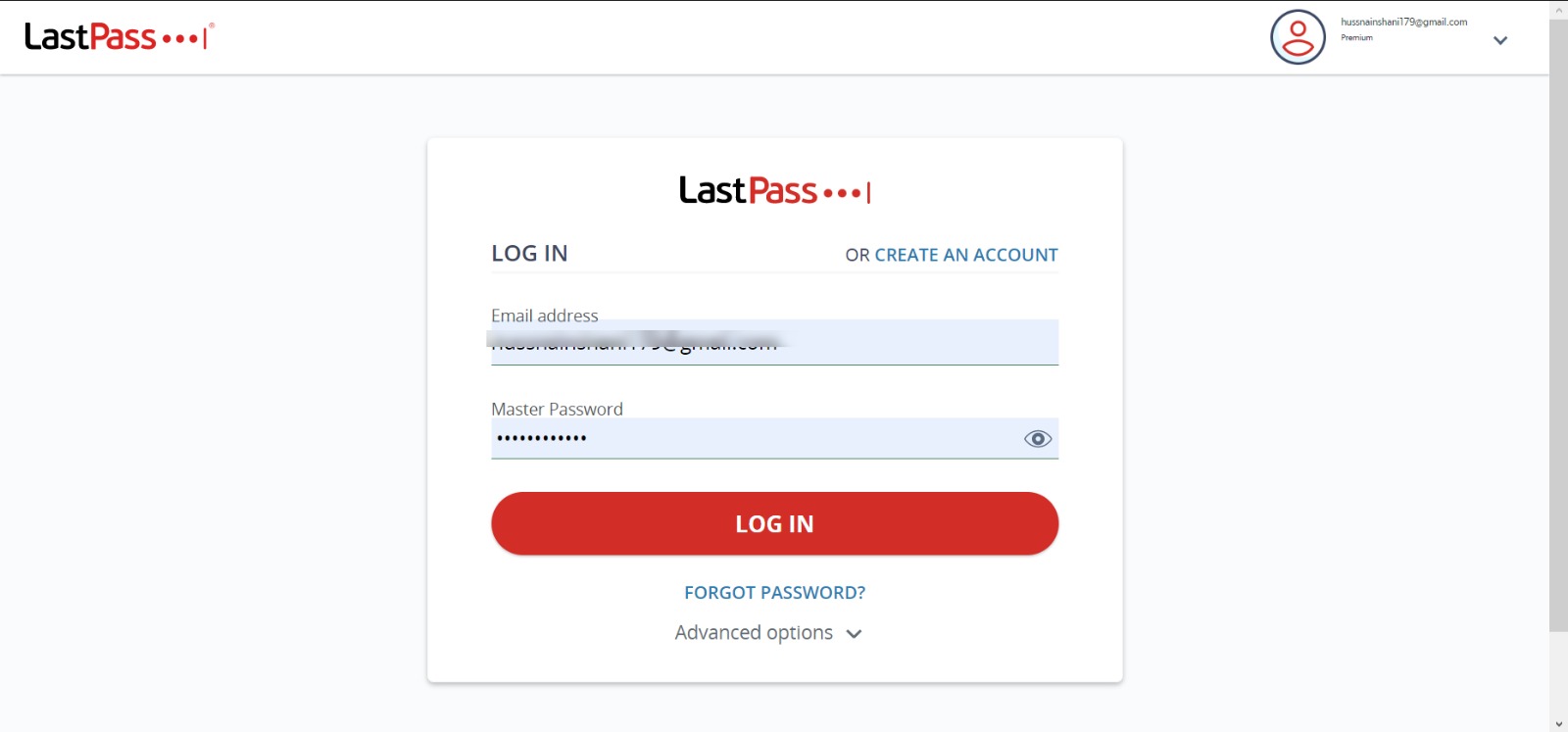 Enter your credentials and Press Login
