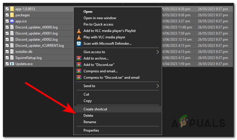 select all the files and folders, right-click, and choose "Delete".