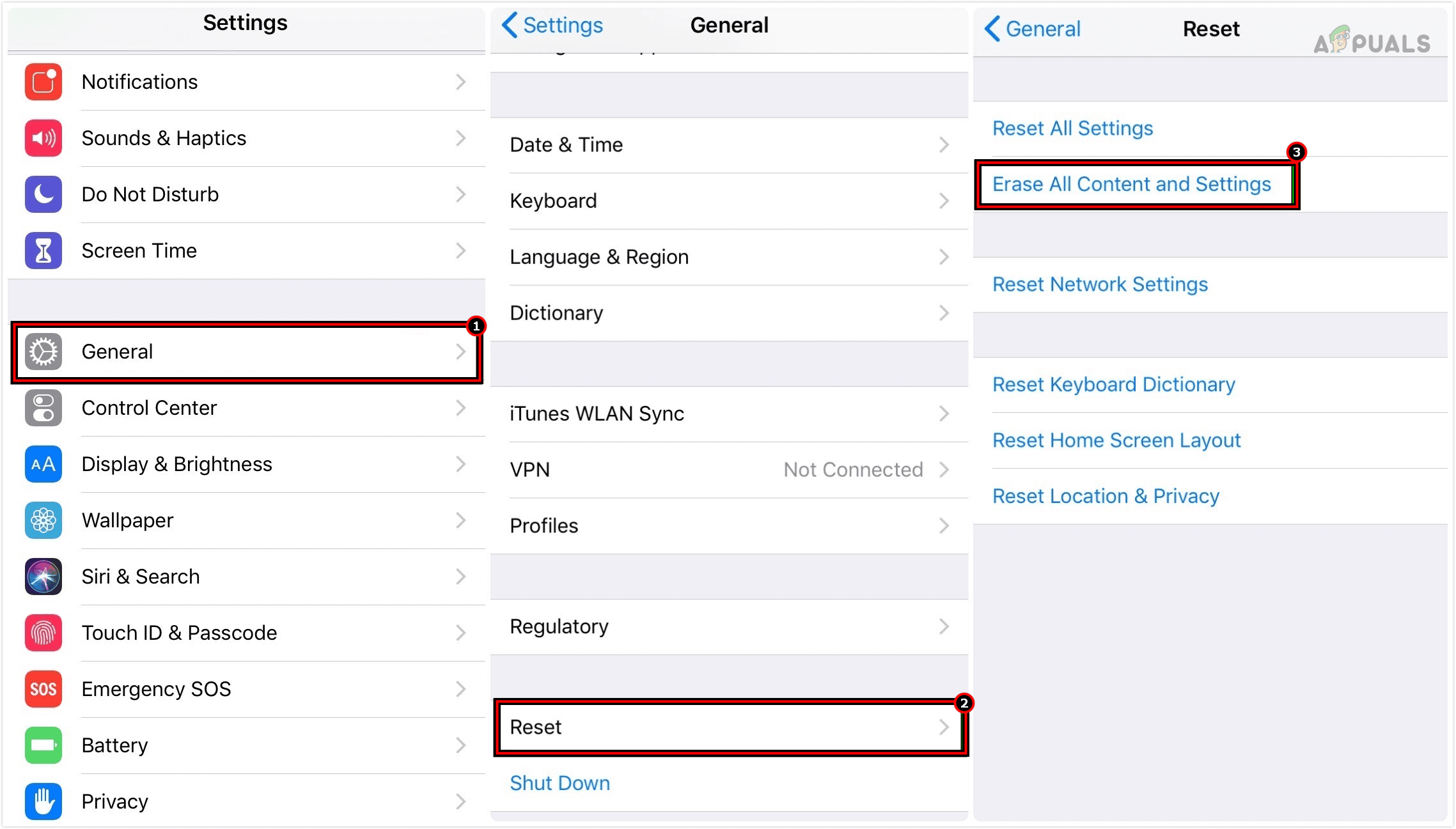 Erase All Content and Settings on the iPhone to Reset it to the Factory Defaults