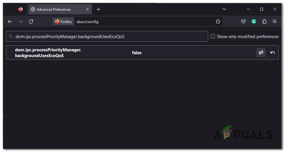 Disabling the Efficiency Mode