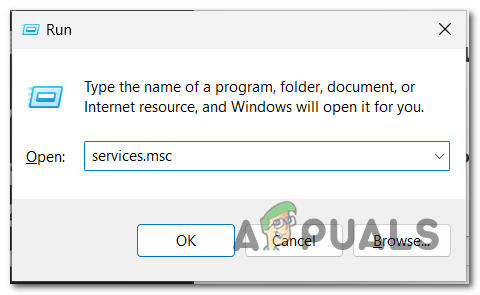 Opening the Services app