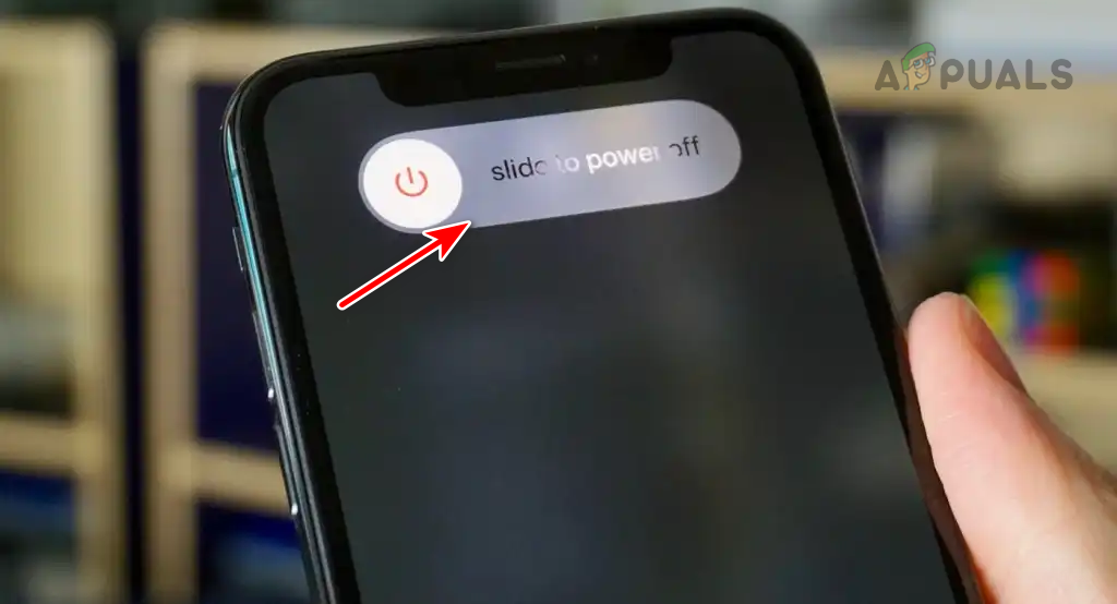 Power off the iPhone
