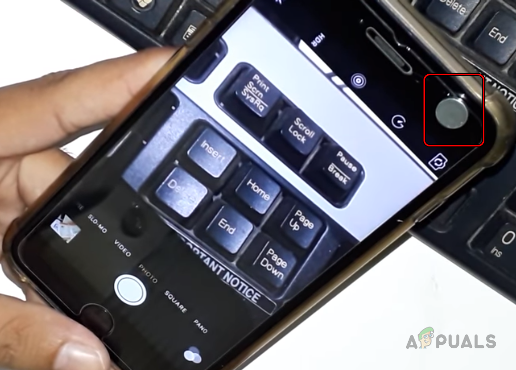 Place a Magnet Around the iPhone's Camera