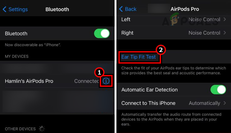 Try Ear Tip Fit Test