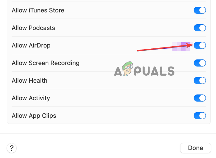 AirDrop stuck on waiting on iPhone, iPad and Mac