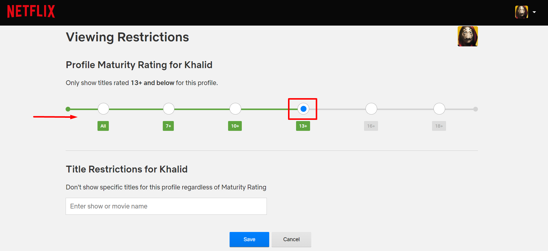 Select the maturity level