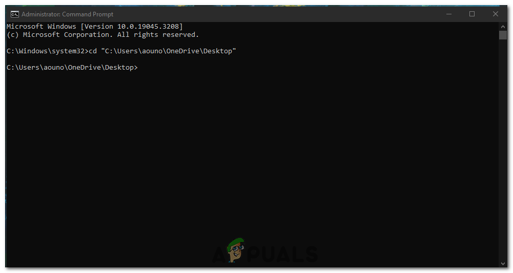 Open the directory of the folder where the file is located.
