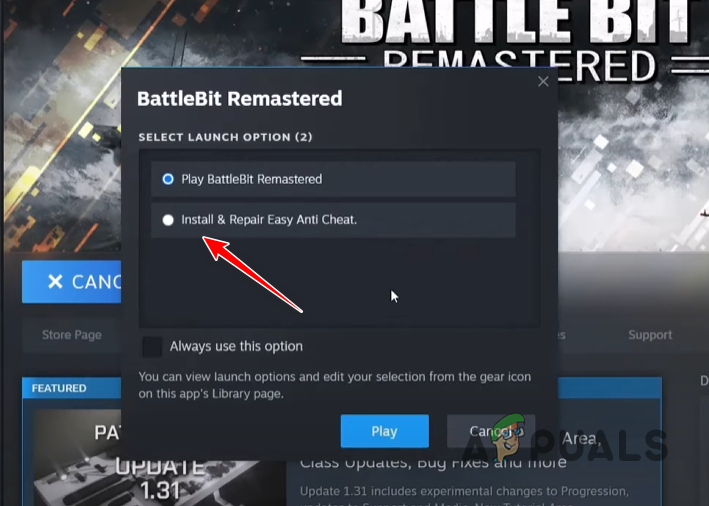 Repairing Easy Anti-cheat Service