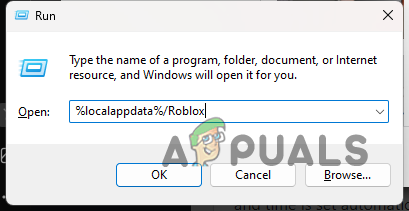Navigating to Roblox Cache