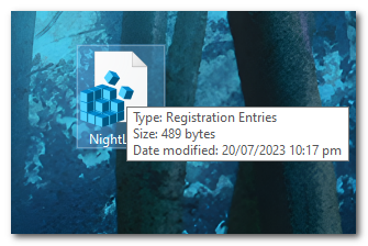 Double click on the Script and press YES if prompted for administrator privileges.