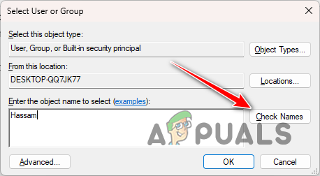 Selecting User Group