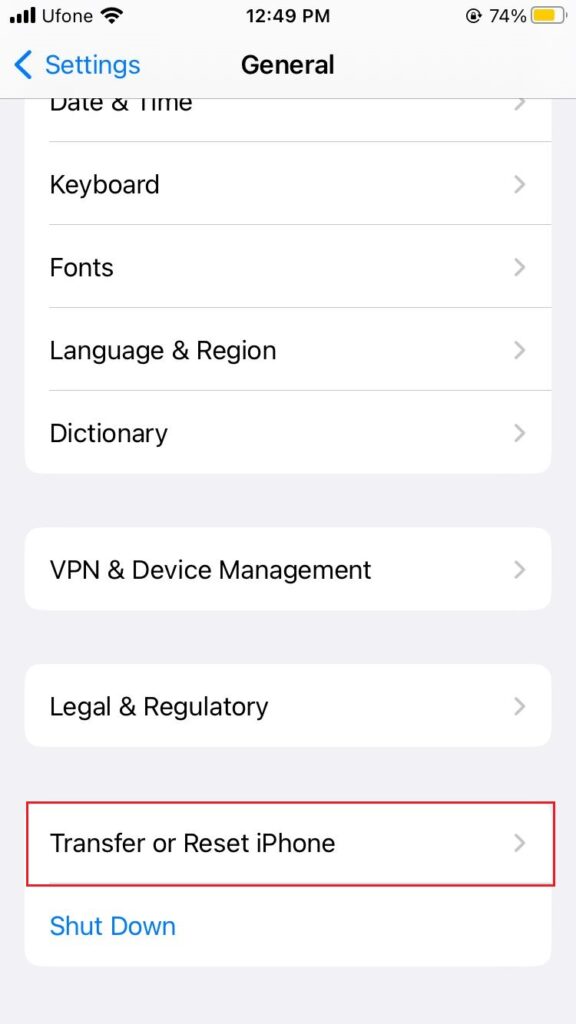 shared album not showing up