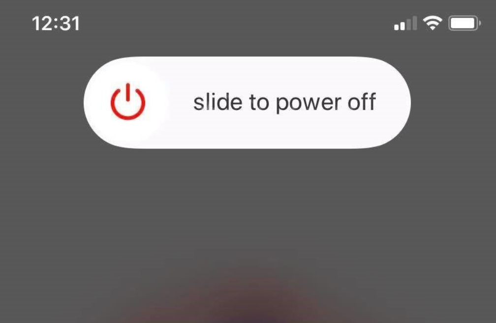 power off slider