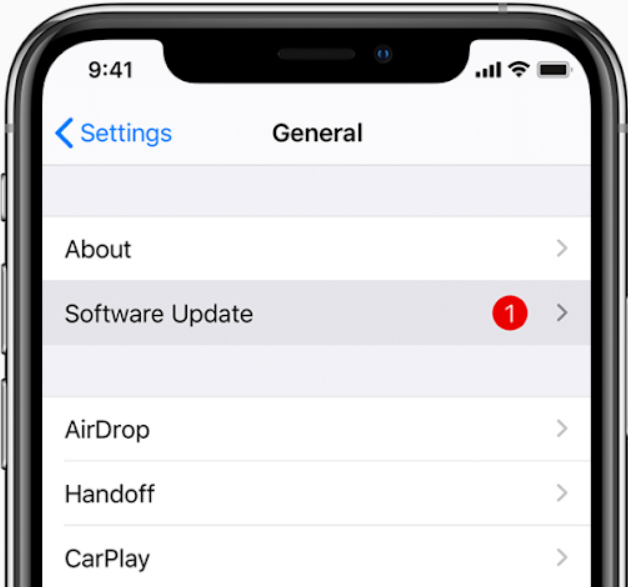 iphone software update