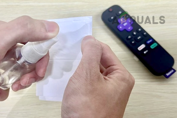 Clean the Roku Remote