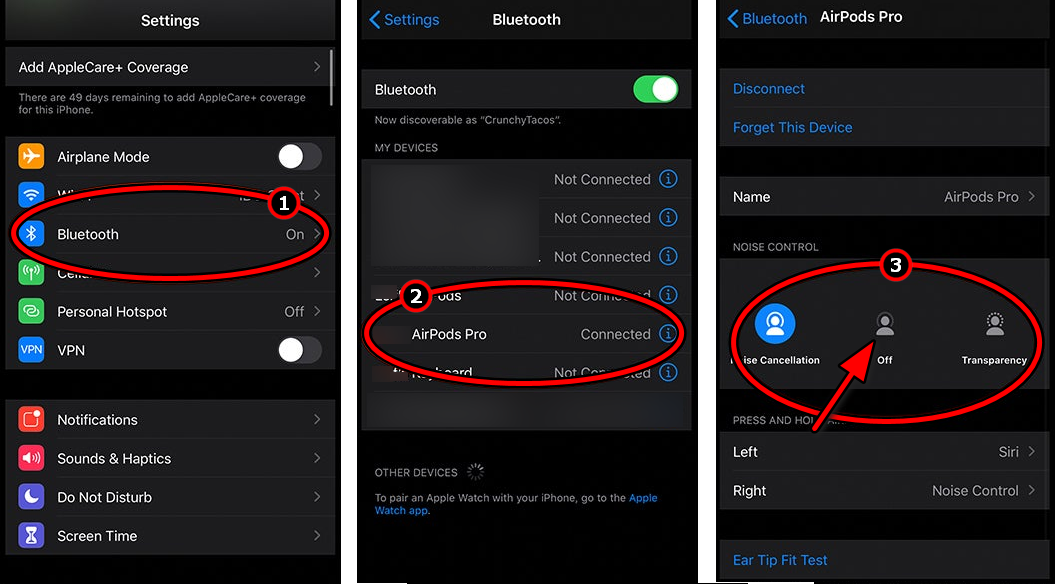 Turn Off Noise Cancellation on the AirPods Pro