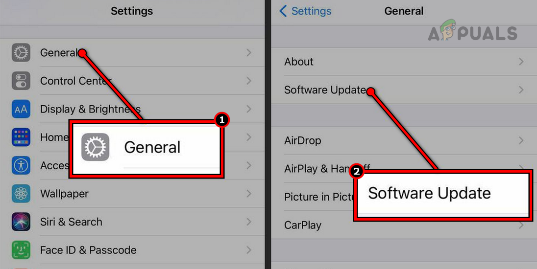 Update Software on an iPhone