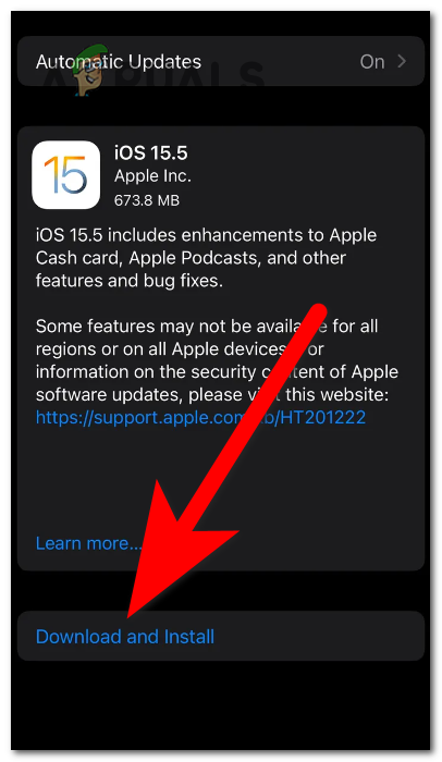 Downloading and Installing the latest update