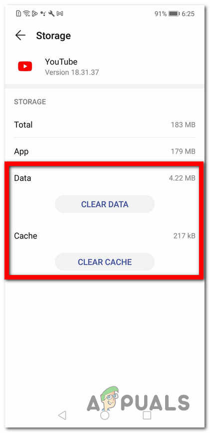 Clearing the Data and Cache files