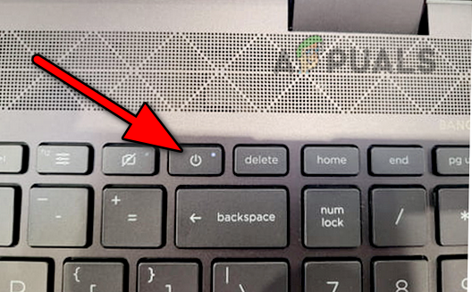 Press the Power Button of the HP Envy X360